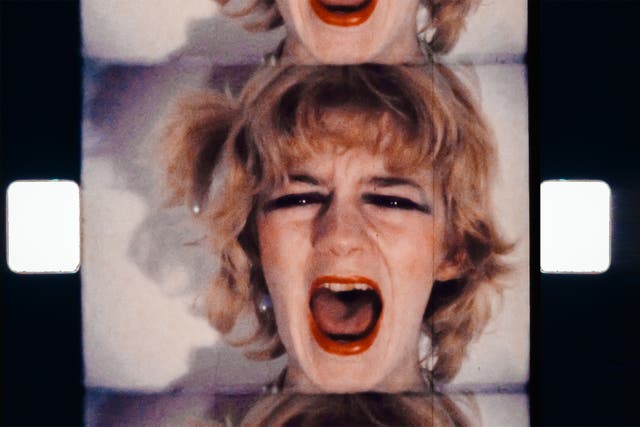 <p>Gina Birch, still from ‘Three Minute Scream’ (1977)   </p>